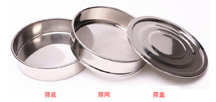 篩底，篩網，篩蓋展示圖
